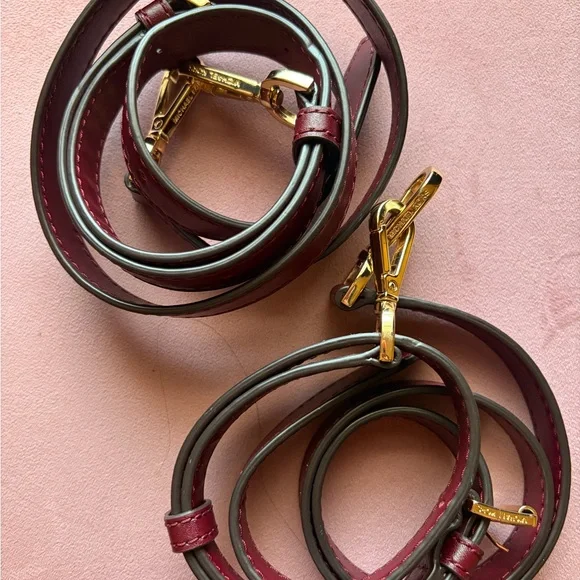 Michael Kors Wine Red Backpack with Gold Studs - Picture 6 of 6